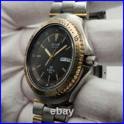 Seiko SQ Sports 100 Mens Vintage Two-Tone Quartz Watch 8123-6040 PARTS/ REPAIR Seiko SQ Sports 100 Mens Vintage Two-Tone Quartz Watch 8123-6040 PARTS/ REPAIR