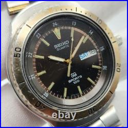 Seiko SQ Sports 100 Mens Vintage Two-Tone Quartz Watch 8123-6040 PARTS/ REPAIR Seiko SQ Sports 100 Mens Vintage Two-Tone Quartz Watch 8123-6040 PARTS/ REPAIR