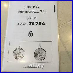 Seiko Speed Master Chronograph Quartz Mens Watch Authentic Repair or Parts