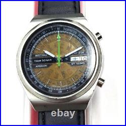 Seiko Time Sonar 7015-8010 Automatic Vintage Watch for Parts/Repair SK1117