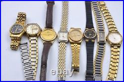 Seiko Watch Lot Most Need Batteries Sold parts / Repair Sold As Is