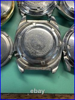 Seiko Watches for Parts or Repair 7 Pieces