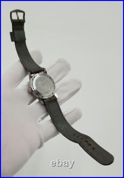 Selza Men's Vintage Silver Tone Swiss Made Mechanical Watch FOR PARTS / REPAIR