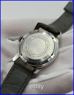 Selza Men's Vintage Silver Tone Swiss Made Mechanical Watch FOR PARTS / REPAIR