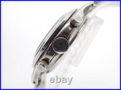 Shellman Classic 6770 Moon Phase Silver Dial Men's Quartz Watch Parts or Repair