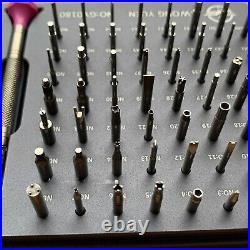 Shipping Assortment of 56 Tips Stainless Steel Watch Screwdriver Set