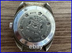 Sicura Automatic Jump Hour Vintage For Parts or Repair