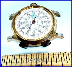 Sinsa Telemeter military Chronograph Style Watch White Face FOR PARTS REPAIR Sinsa Telemeter military Chronograph Style Watch White Face FOR PARTS REPAIR