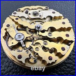 Skeleton Pocket Watch Movement Parts or Repair