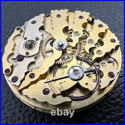 Skeleton Pocket Watch Movement Parts or Repair