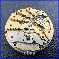 Skeleton Pocket Watch Movement Parts or Repair