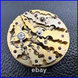 Skeleton Pocket Watch Movement Parts or Repair