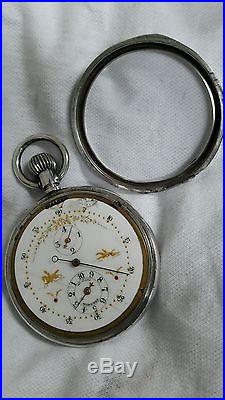 Super Rare Horse Racing Pocket watch Quality Chrono timer WORKING/Repair/Parts