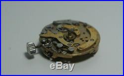 Super Rare Valjoux 726 Chronograph Caliber Not Working For Parts Or Repair