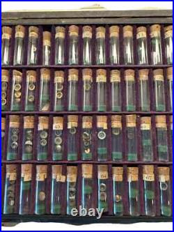 Swartchild & Company Box Watchmaker Repair Watch Parts Swiss Parts Glass Vials Swartchild & Company Box Watchmaker Repair Watch Parts Swiss Parts Glass Vials