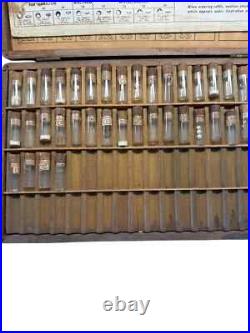 Swartchild & Company Box Watchmaker Repair Watch Parts Swiss Parts Glass Vials Swartchild & Company Box Watchmaker Repair Watch Parts Swiss Parts Glass Vials