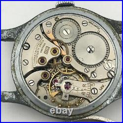 Swiss LONGINES 12L LXW 1940s 268N Movement PARTS Wristwatch Case REPAIRING Rare