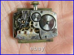 Swiss Longines Cal. 9L Wristwatch Watch Parts or Repair Movement Fancy Case