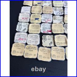 Swiss Watch Parts Lot Vintage Balance Staffs Stems ETA AS FHF Repair Kit 100+pc