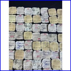 Swiss Watch Parts Lot Vintage Balance Staffs Stems ETA AS FHF Repair Kit 100+pc
