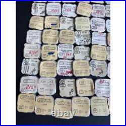 Swiss Watch Parts Lot Vintage Balance Staffs Stems ETA AS FHF Repair Kit 100+pc