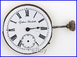 Systeme Glashutte German Lever Pocket Watch Movement Spares Repairs Q65