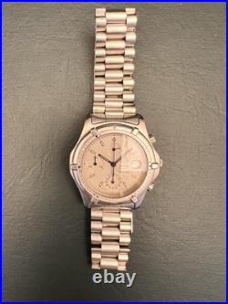 TAG Heuer 2000 Quartz Chronograph 38mm Ref 262.206-1 For Parts or Repair