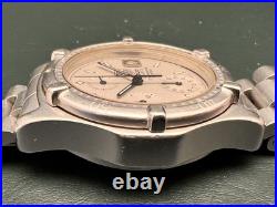 TAG Heuer 2000 Quartz Chronograph 38mm Ref 262.206-1 For Parts or Repair