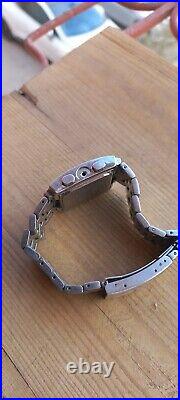 TISSOT QUADRATO STAINLESS FOR REPAIR OR PARTS movement works