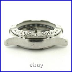 Tag Heuer 1/10 Prof 540.206 R Silver Dial S. S. Watch Head For Parts Or Repairs