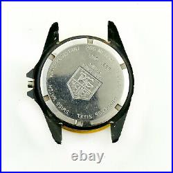 Tag Heuer 1000 980.029b Black Dial 2-tone Pvd S. S. Watch Head For Parts/repairs