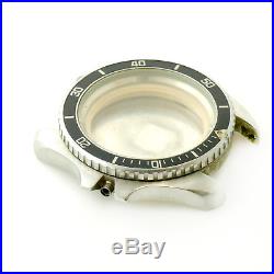 Tag Heuer 1000 Professional 200m Stainless Steel Bezel+case For Parts Or Repairs