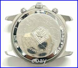 Tag Heuer 169.306 2000 Mens Stainless Steel Chrono Watch Case For Parts/repairs