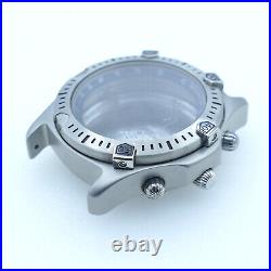 Tag Heuer 169.306 Stainless Steel Chrono Watch Case For Parts Or Repairs
