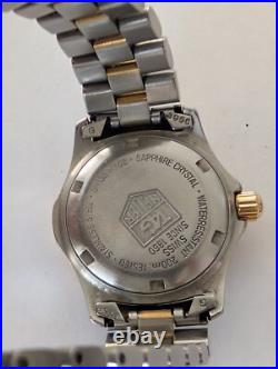 Tag Heuer 2000 Series Wk1320-0 2-tone Gold Plate/s. S. Ladies Watch Parts/repairs Tag Heuer 2000 Series Wk1320-0 2-tone Gold Plate/s. S. Ladies Watch Parts/repairs