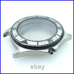 Tag Heuer 972.606f 37mm Stainless Steel Watch Case For Parts Or Repairs