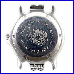 Tag Heuer 974.006 Link Sel Stainless Steel Mens Watch Case For Parts Or Repairs