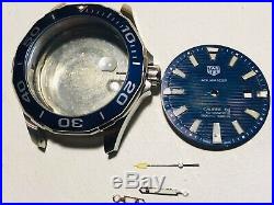 Tag Heuer Aquaracer Case, Dial, Crown, Hands For Parts or Repair