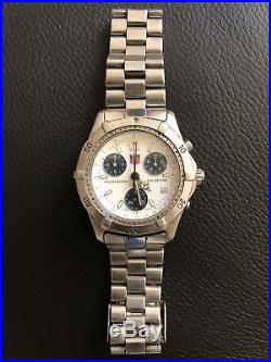 Tag Heuer CK1111 Professional 2000 Chronograph Watch. Working. Parts Or Repair