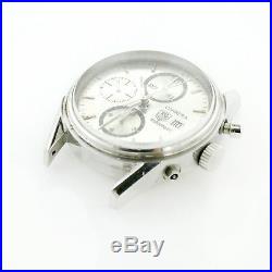Tag Heuer Carrera Cv2011 Calibre 16 40mm Silver Dial As Is For Parts Or Repairs