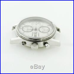 Tag Heuer Carrera Cv2011 Calibre 16 40mm Silver Dial As Is For Parts Or Repairs