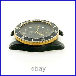 Tag Heuer Diver 981.113 Black Dial / Black Pvd S. S. Watch Head For Parts/repairs