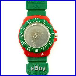 Tag Heuer Formula 1 384.513 Green Bezel/red Case+green Strap For Parts / Repairs