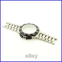 Tag Heuer Formula 1 Black Bezel /stainless Steel Watch Case For Parts Or Repairs