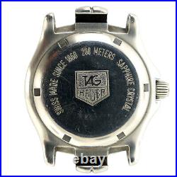 Tag Heuer Link Sel Prof Silver Dial Stainless Steel Watch Head For Parts/repair