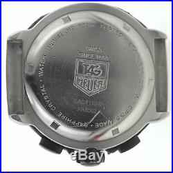 Tag Heuer Mens Cac1110-0 Formula One Black Dial Parts Or Repairs Running As-is