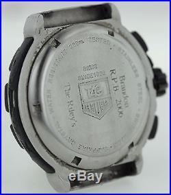 Tag Heuer Mens Cac1111 Formula One White Dial Chronograph Parts Or Repairs As-is