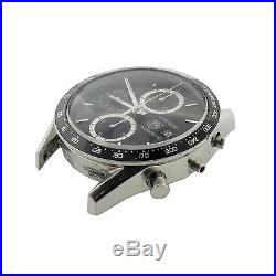 Tag Heuer Mens Carrera Cv2010 Automatic Chrono For Parts Or Repairs Black Dial