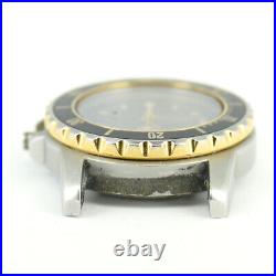 Tag Heuer Prof Black Dial Stainless Steel Watch Head For Parts Or Repairs