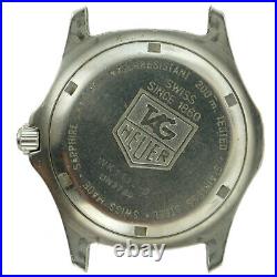 Tag Heuer Prof Wk1112-0 Silver Dial Stainless Steel Watch Head For Parts/repairs